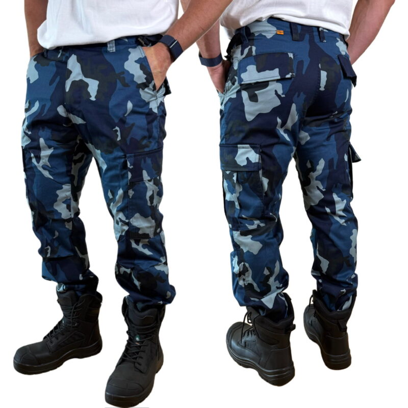 Pantalon camouflage cargo couleur variée – Image 8