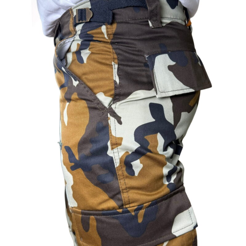 Pantalon camouflage cargo couleur variée – Image 7