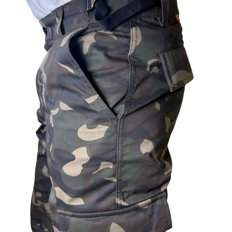 Pantalon camouflage cargo couleur variée – Image 3