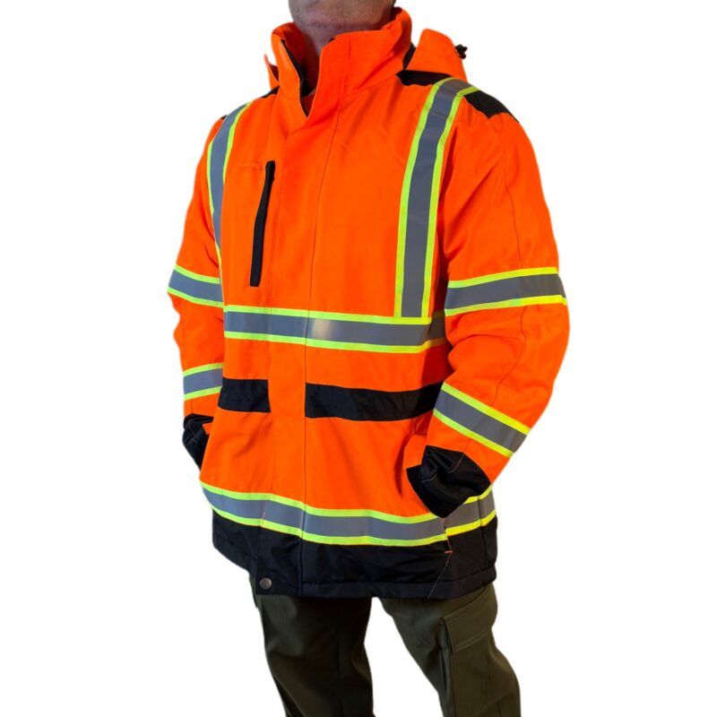 Parka matelassé haute visibilité – Image 4