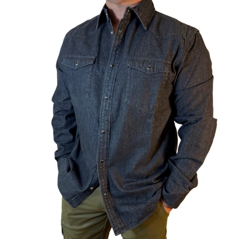 Chemise en jeans pour homme – Image 2